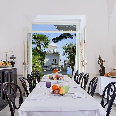 Luxury Villa Excelsior Parco Capri Restoran foto